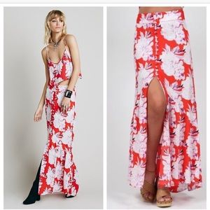 Flynn skye set- XS top & maxi skirt